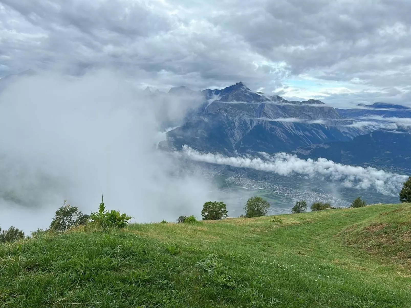 Alm Mayen im Wallis von 1904-Outside