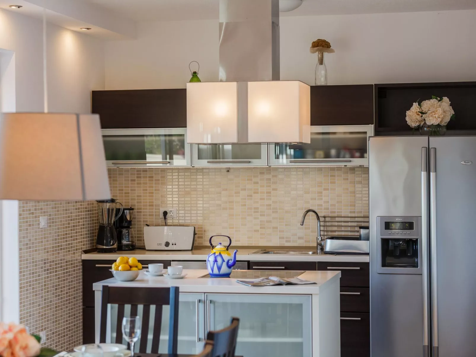 Ferienvilla "Osibova" mit Blick auf das Wasser-Dedans