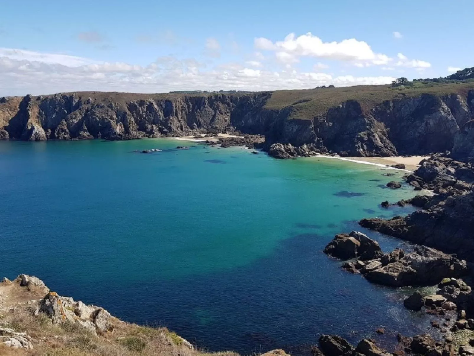 Charmantes großes Cottage zwischen Land und Meer-Draußen