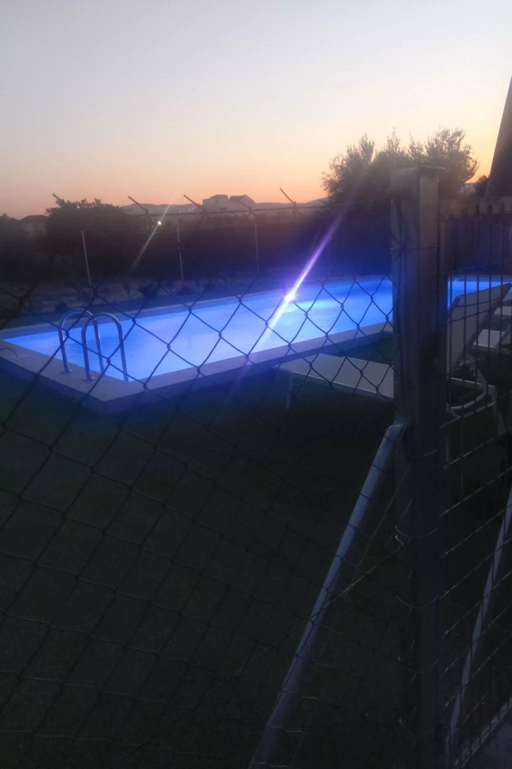 Neben Orangenbaum-Obstgarten-Inside