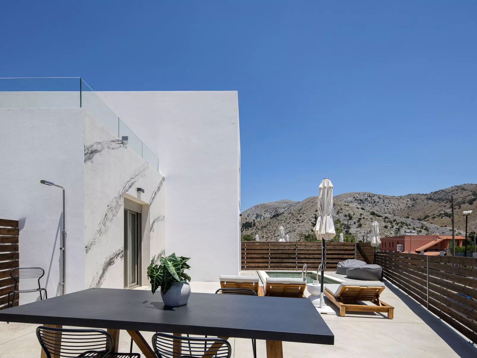 Imbros Villa I -''Gratis''BeheizterPool und Ruhe-Dedans