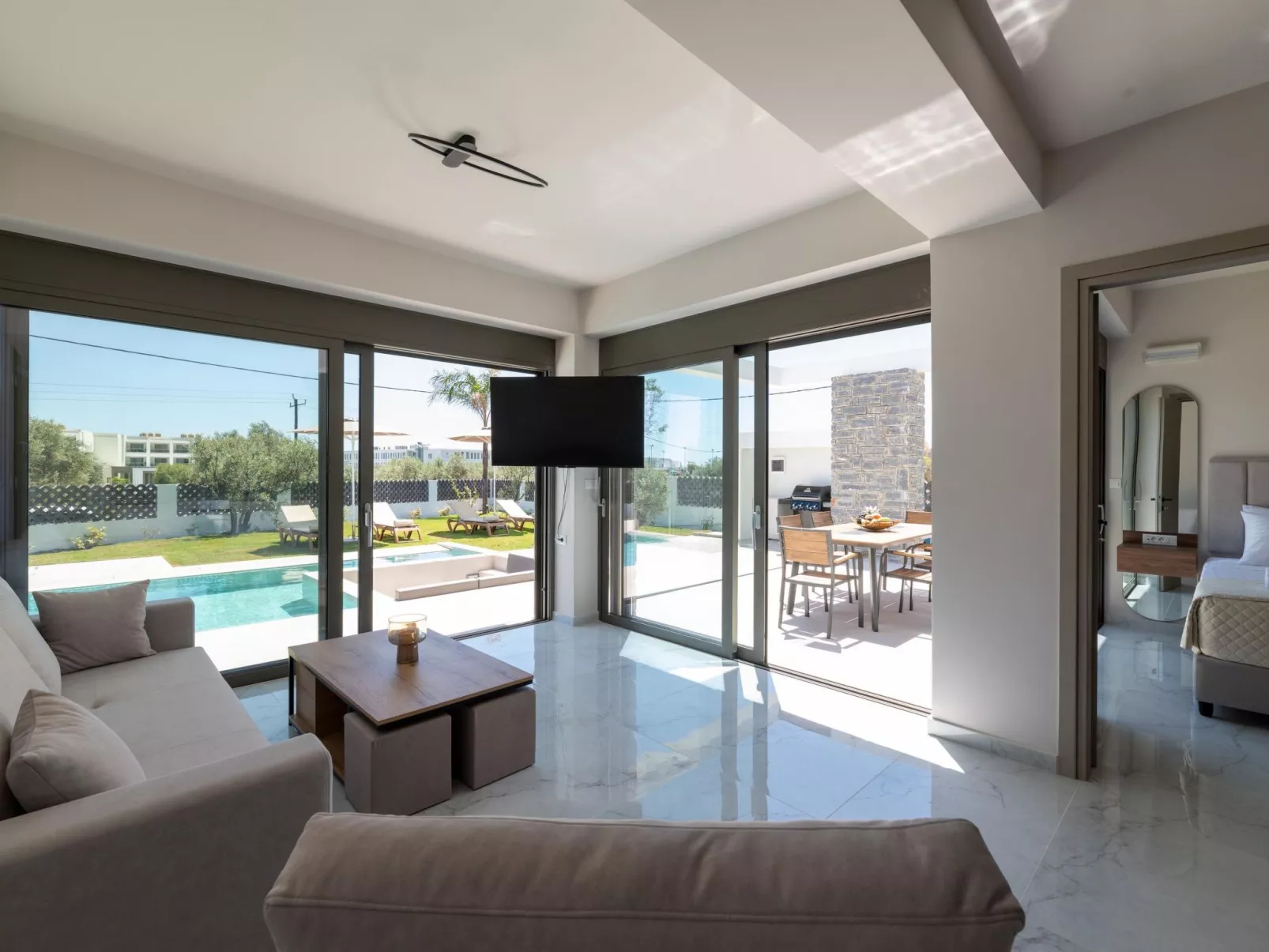 Rhodos Sterne Stellar Villen-Andromeda-Dedans