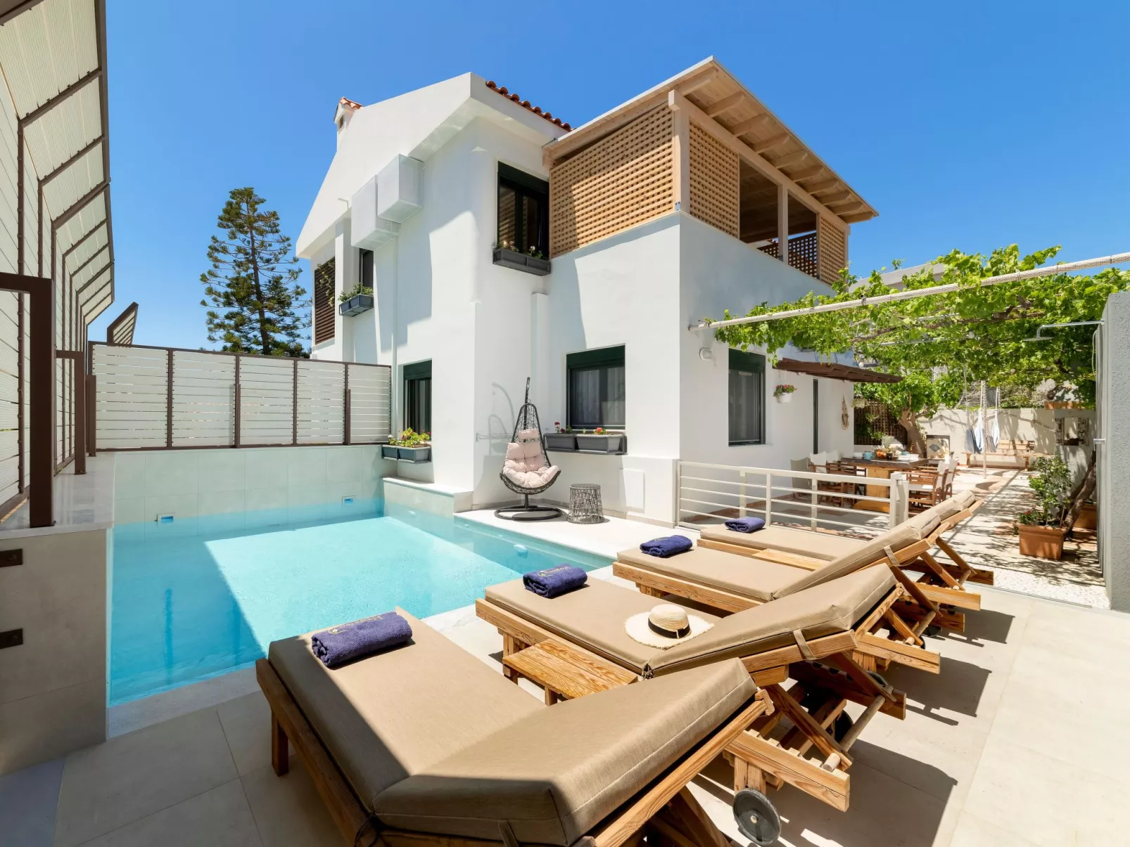 Villa Krevatina mit privatem Pool und großer Veranda-Inside