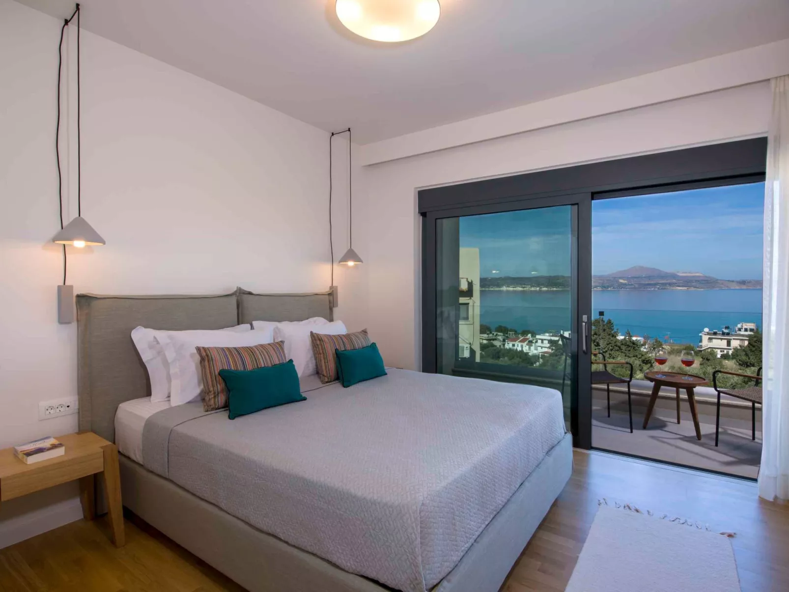 Kalyves Royal Villa-''Gratis''beheizter Pool, Fitnessraum, Meerblick-Drinnen