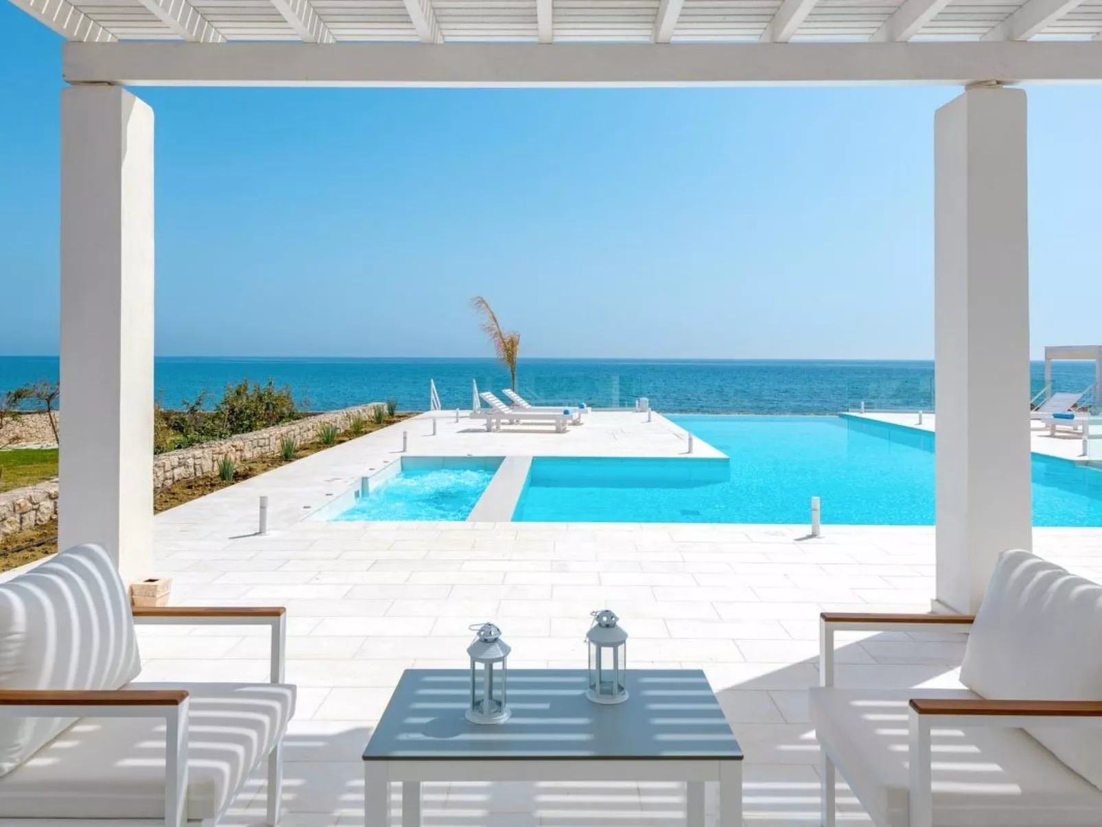 Strandvilla Maria für 12 Personen-Dehors