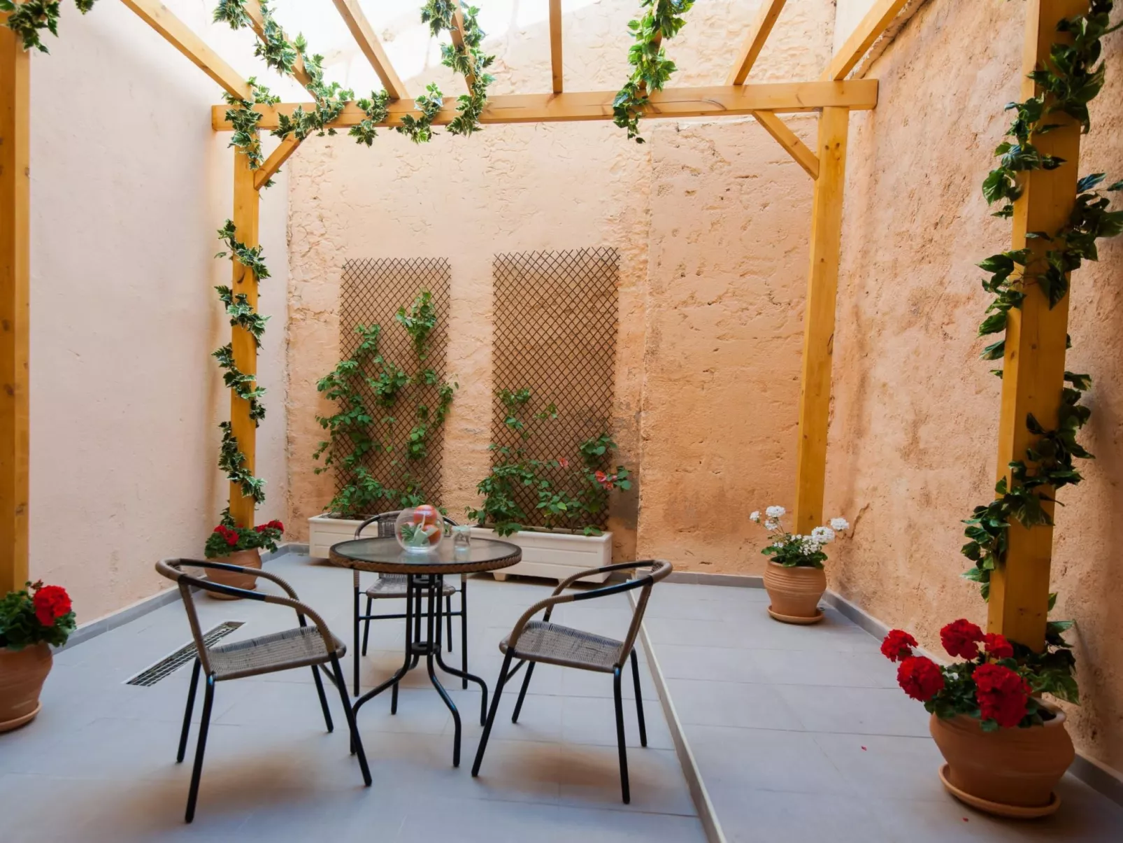 Mit Balkon für 3 Personen-Dedans