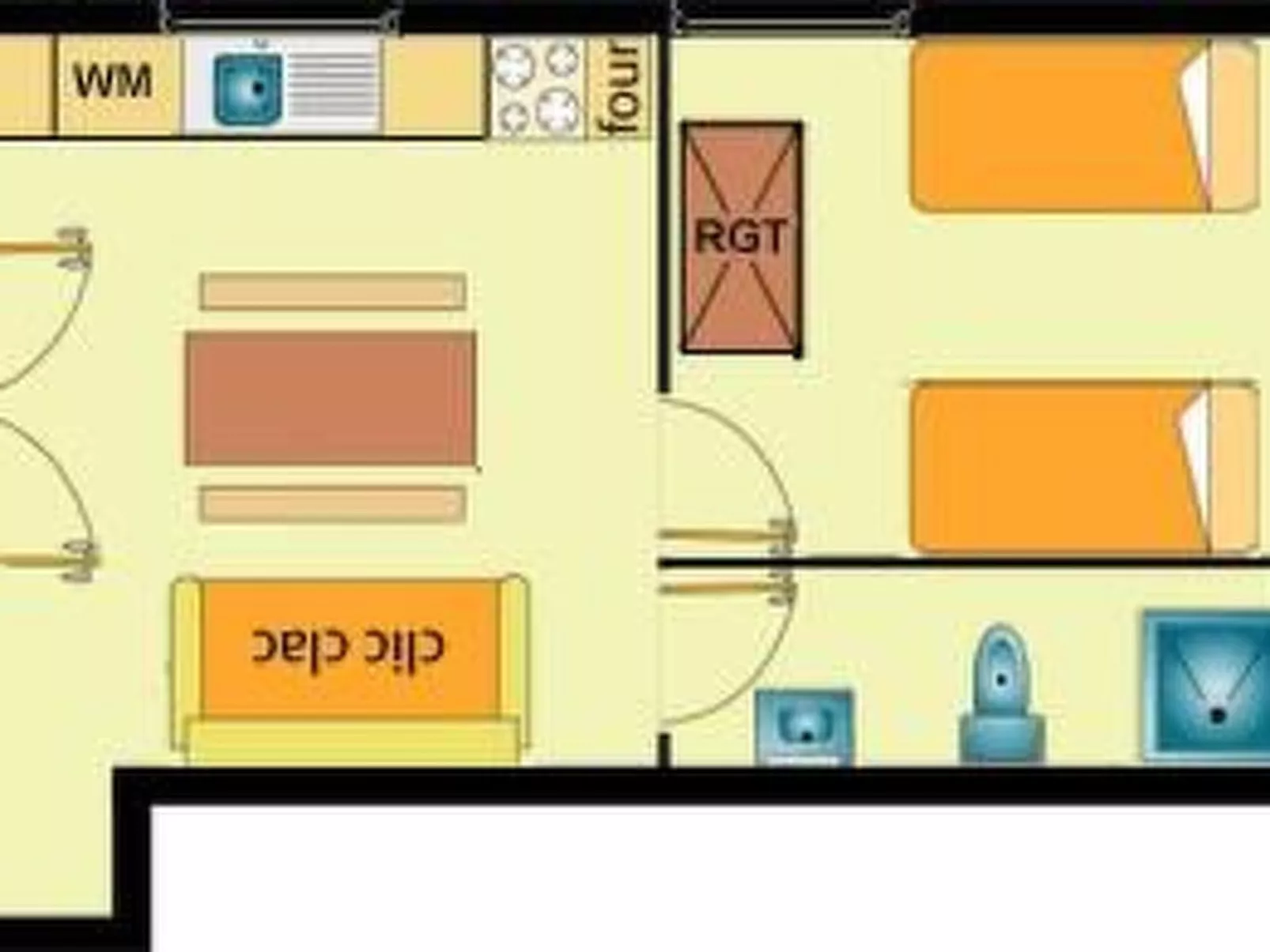 Chalet "Le Clos de Cluny".-Dedans