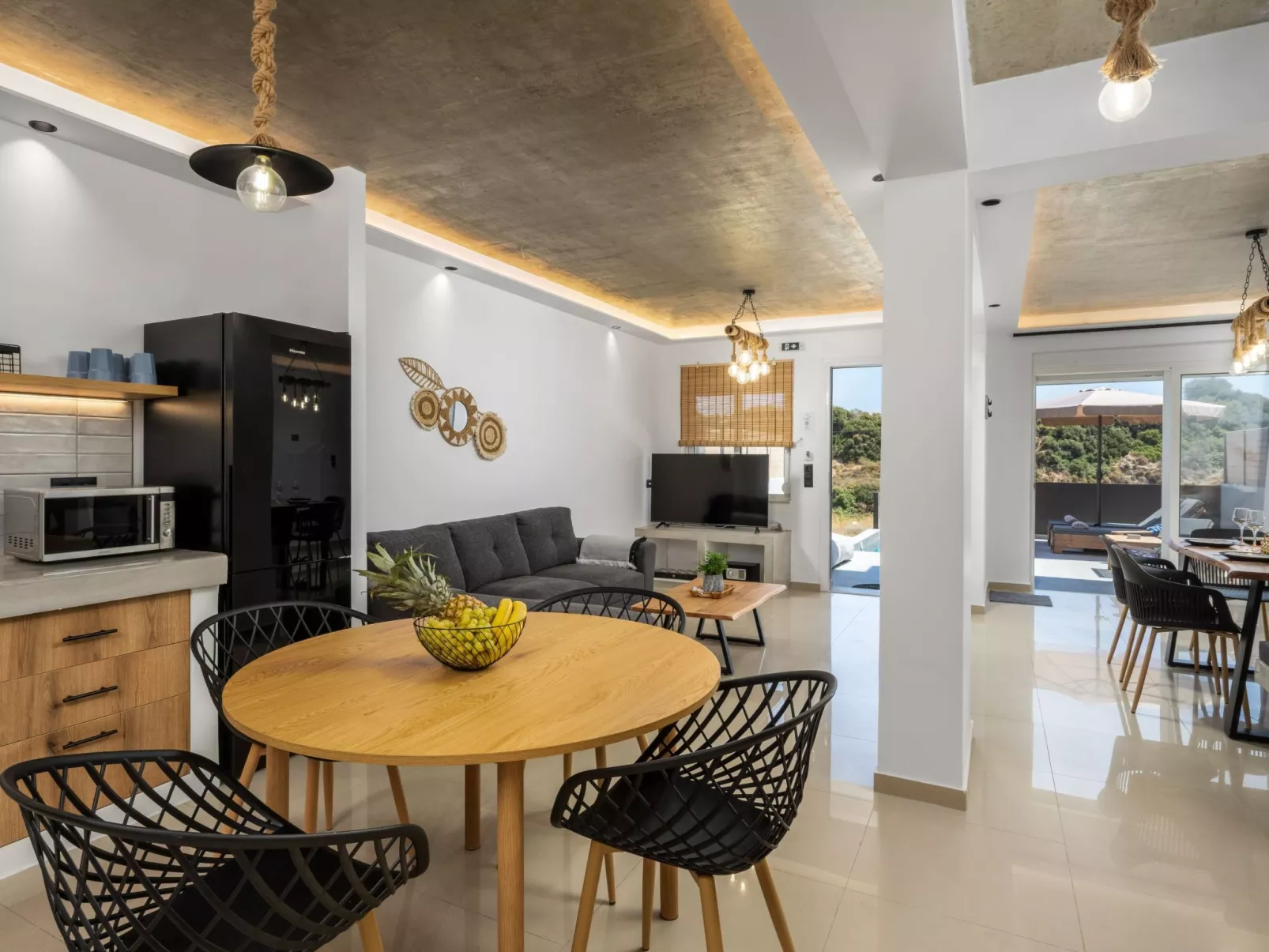 Armonikon Pool Villa 3-Dedans