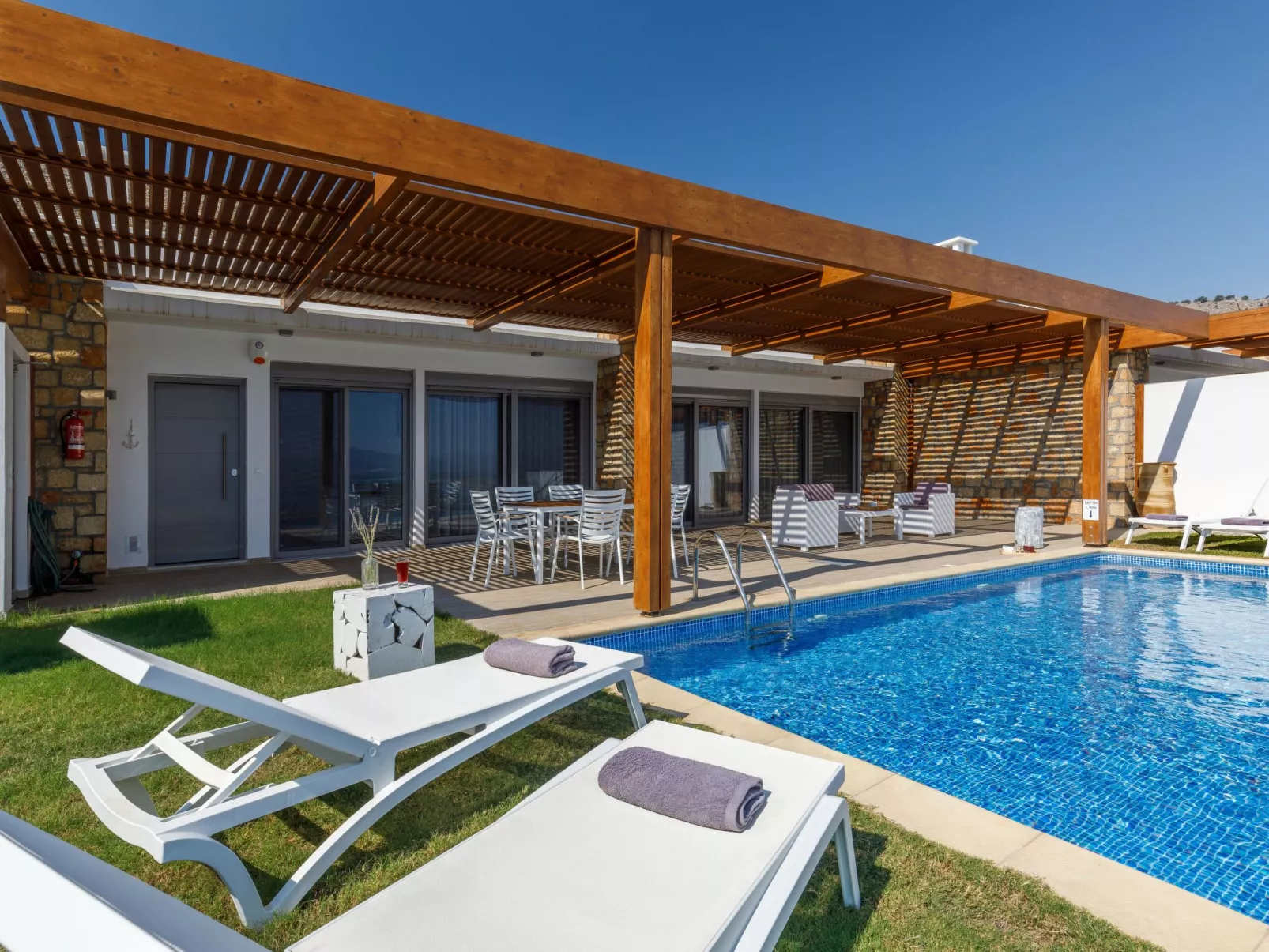 Lindian Athena Luxus-Villa Eleni-Dehors