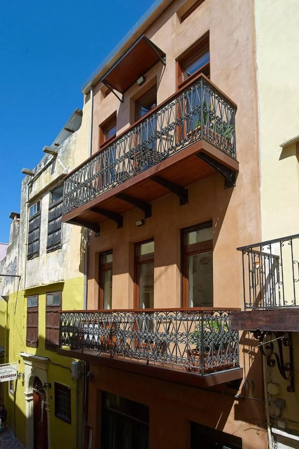 Haus Dorotheou in der Altstadt von Chania-Dehors