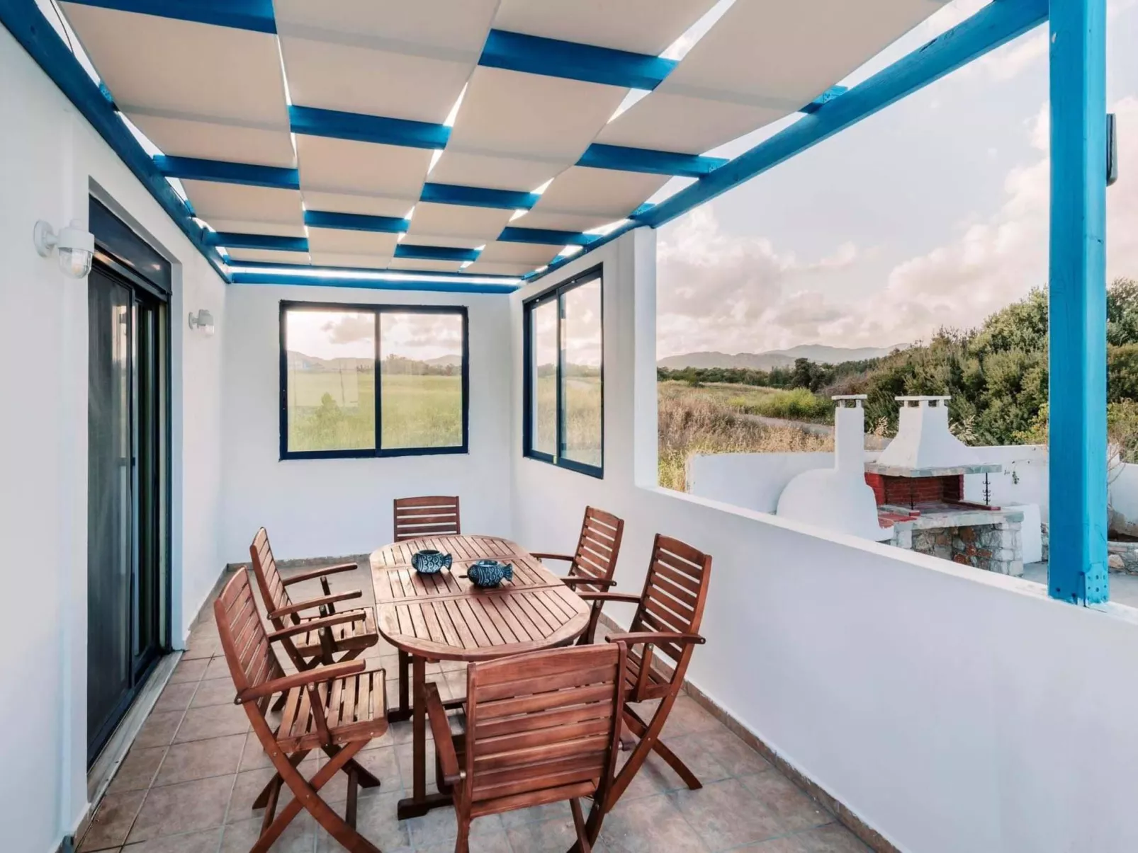 Wunderschöne Villa Infinity Blue-Dehors