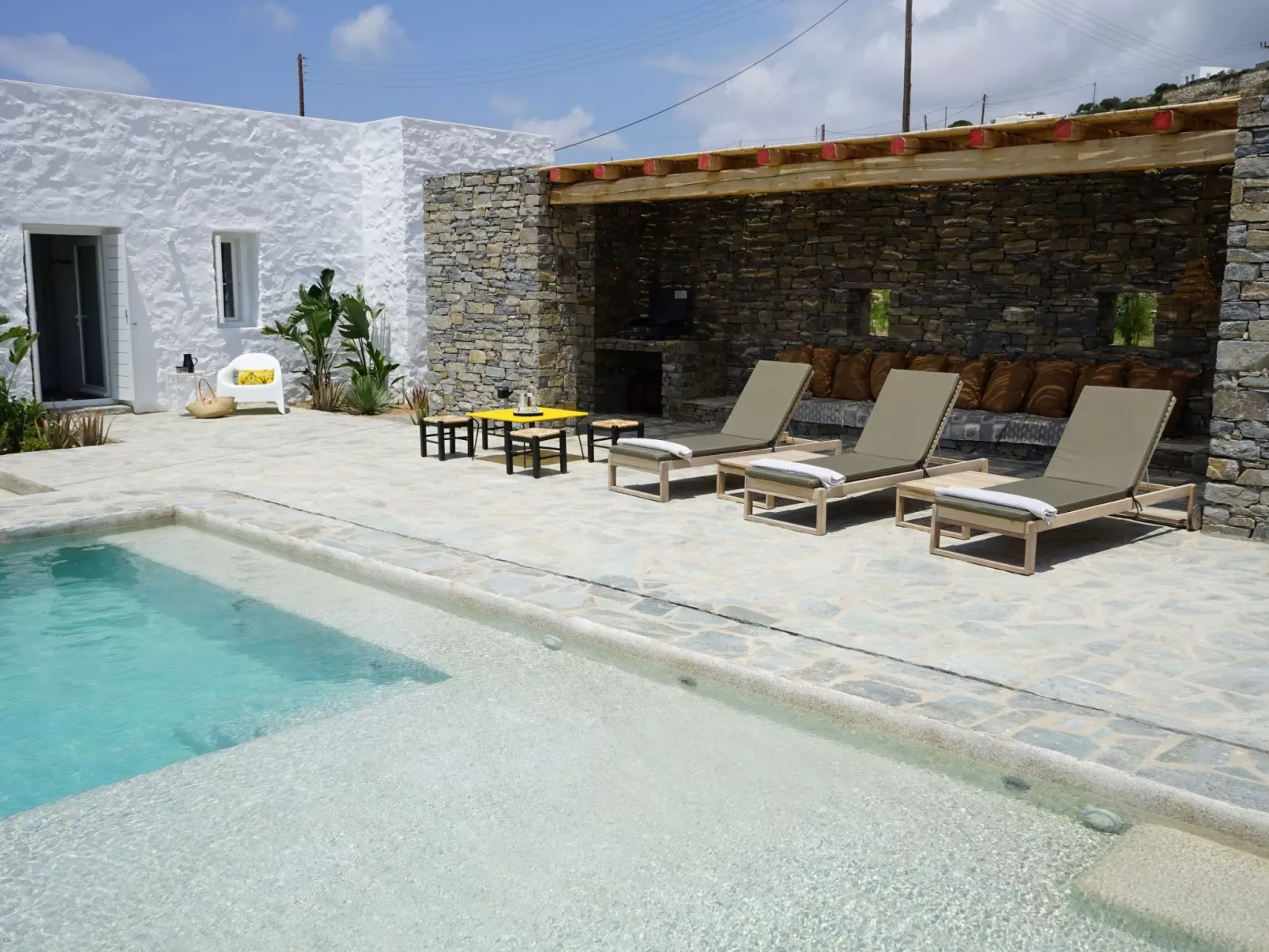 Ferienvilla "Villa Stamata" mit Pool und Garten-Dedans