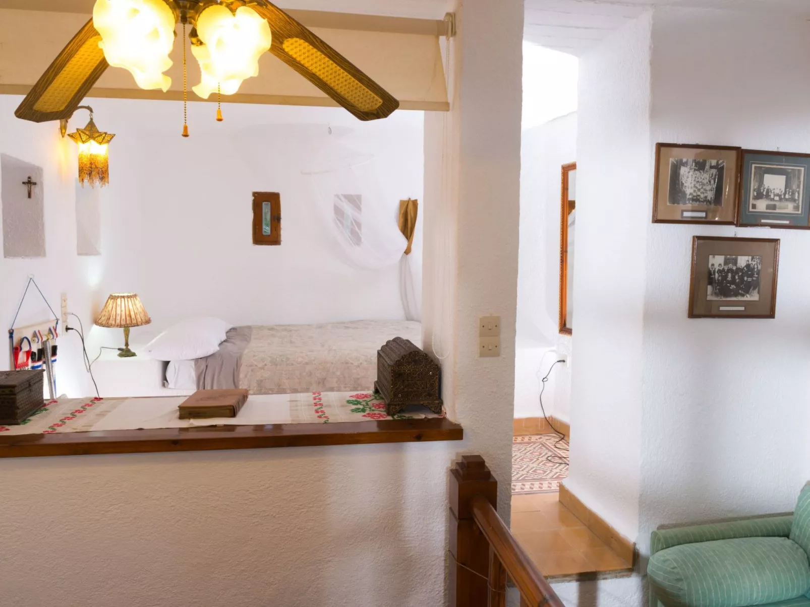 Meerblick-Ferienhaus Argyro in Mavrikiano.-Inside