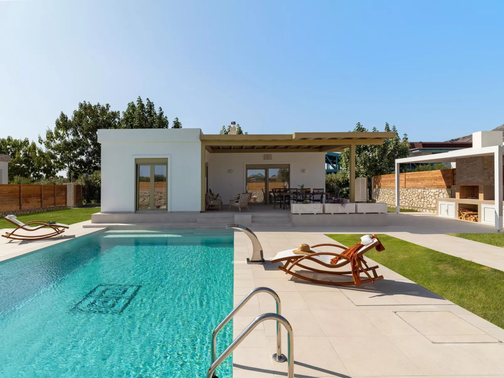 Klimatisierte Villa Elia-Dehors