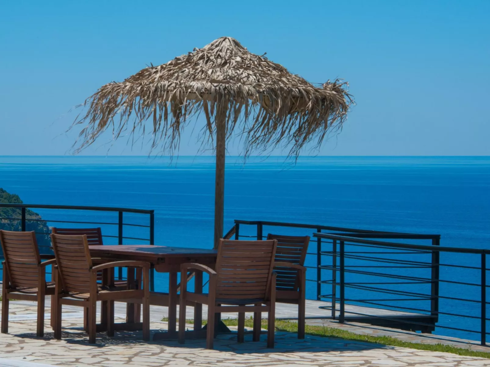 Großes Ferienhaus in Lefkada mit Eigenem Pool-Outside