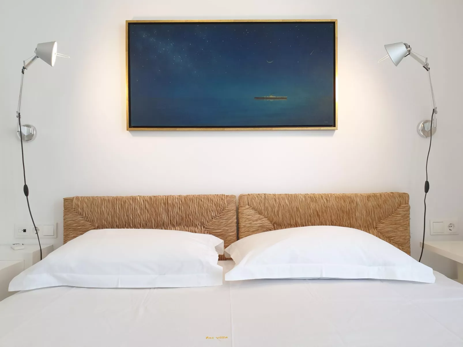 Ferienvilla "Fos" mit Blick auf das Wasser-Dedans