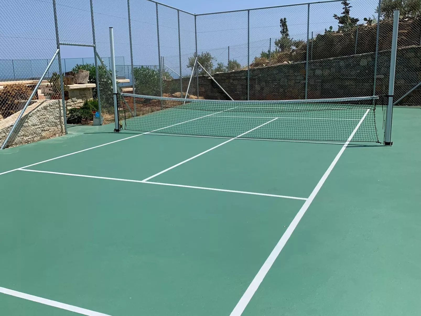 Hochzeit Villa Anemomylos Beheizter Pool Jacuzzi-Dehors