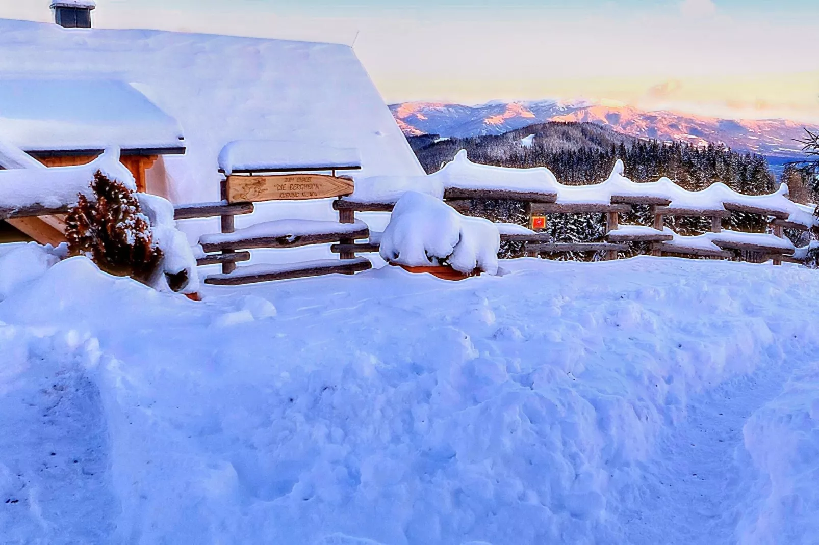 Chalet Die Berghex'n-Garden winter