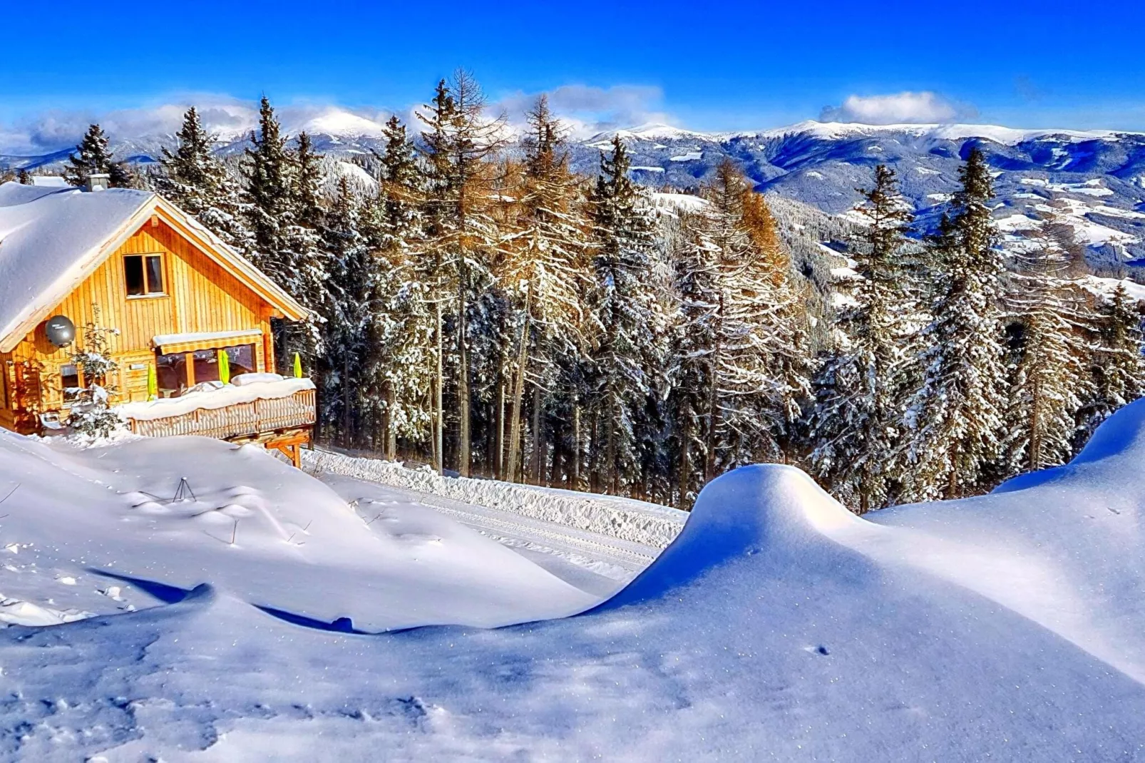 Chalet Die Berghex'n-Area winter 1km