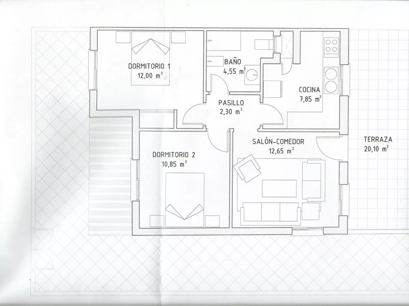 Penthouse. Klimatisierung. Strand und Sonne das ganze Jahr über-Drinnen