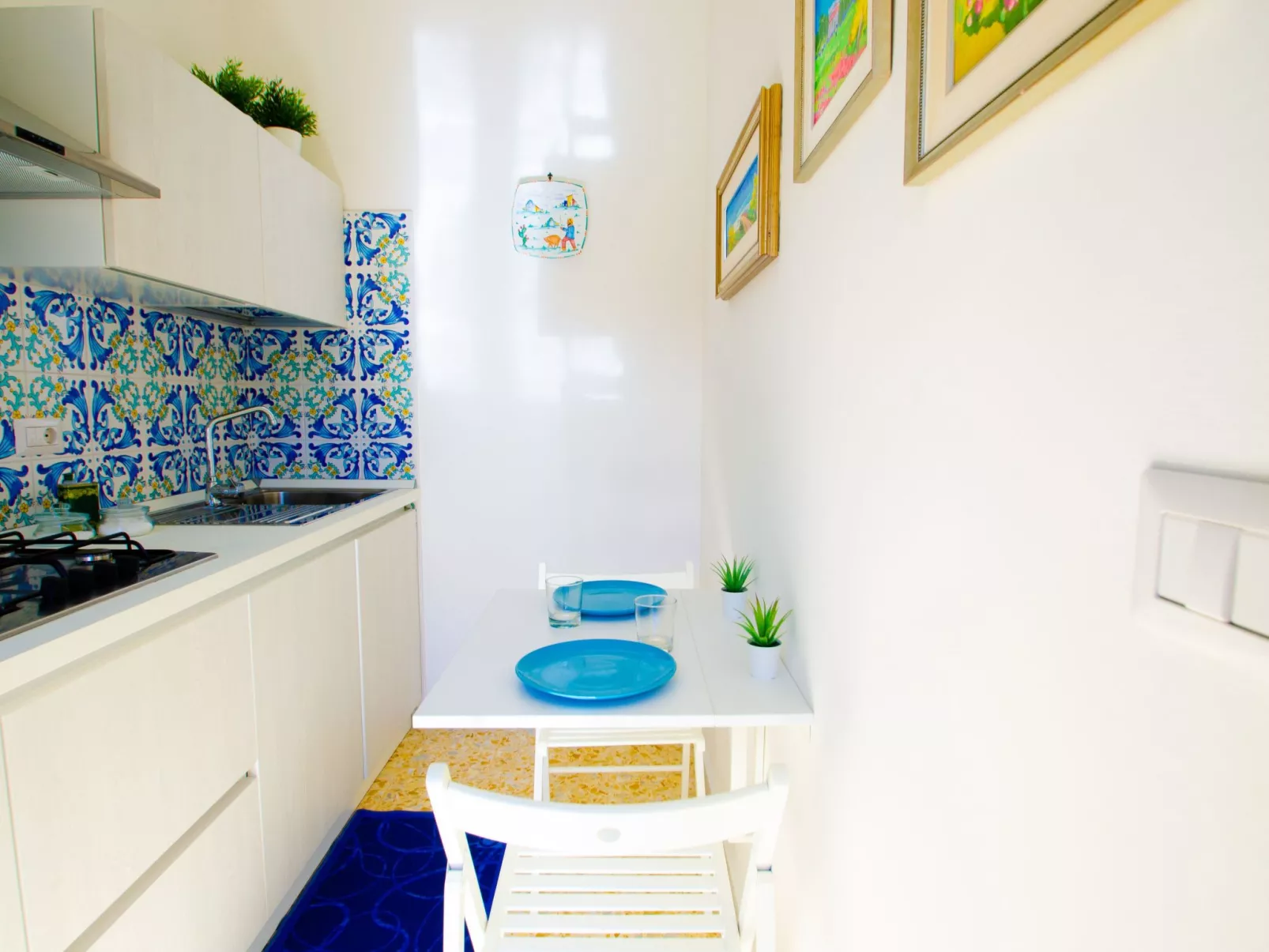 Il Mulino - Zweizimmerwohnung im Zentrum von Ceraso mit Kochnische, bis zu 3 Pe-Dedans