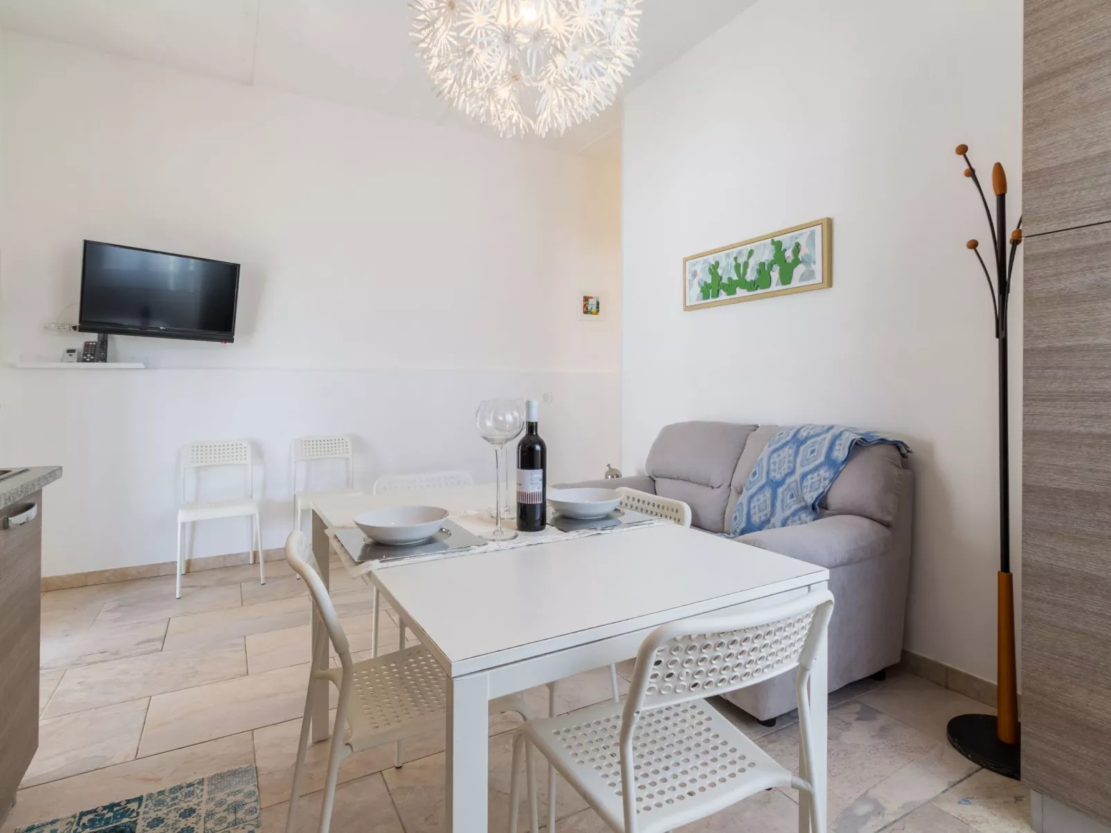 Edoné, Wohnung mit Blick auf einen Sandstrand-Inside