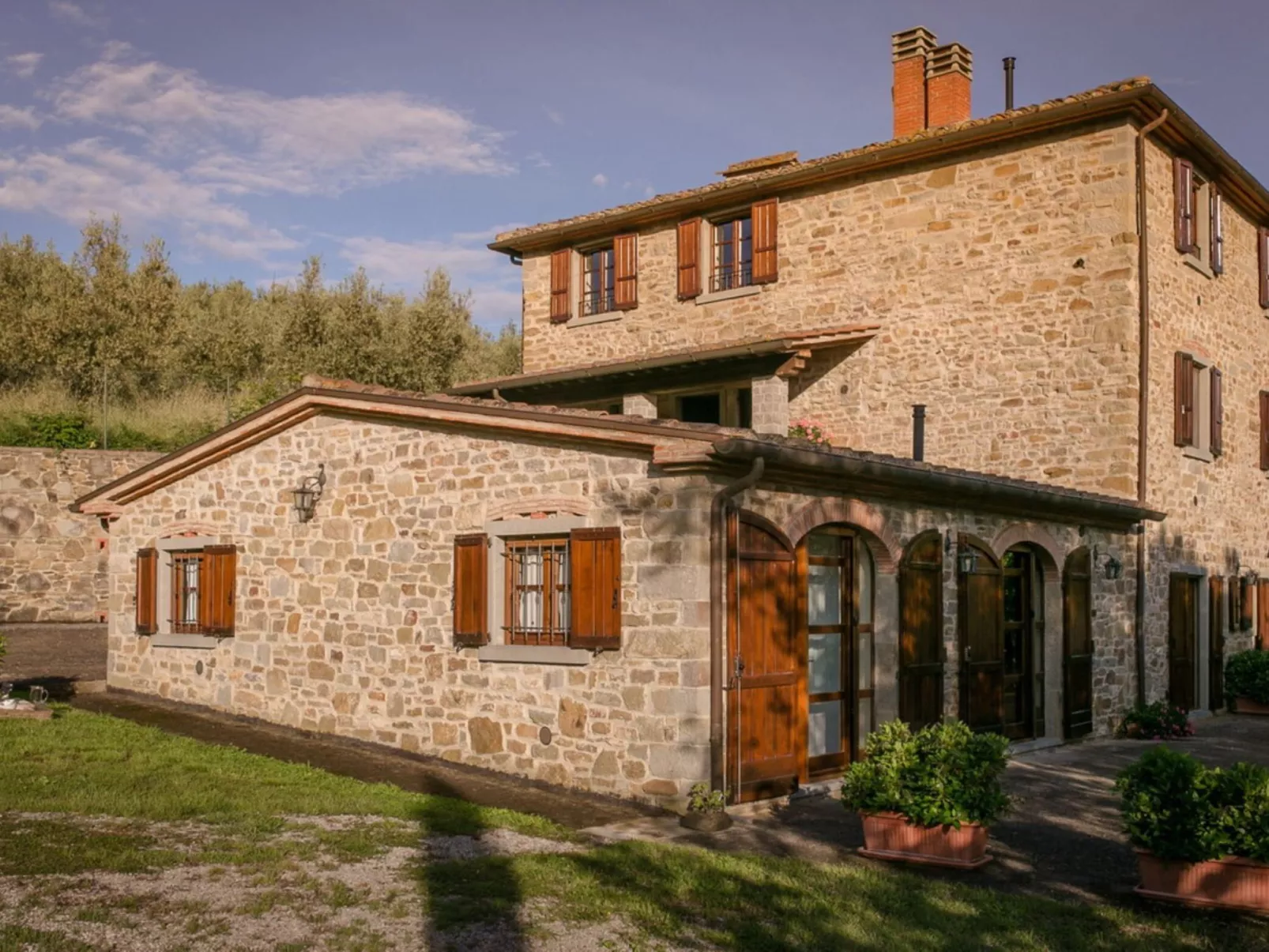 Villa mit privatem Pool in der Nähe von Cortona-Outside