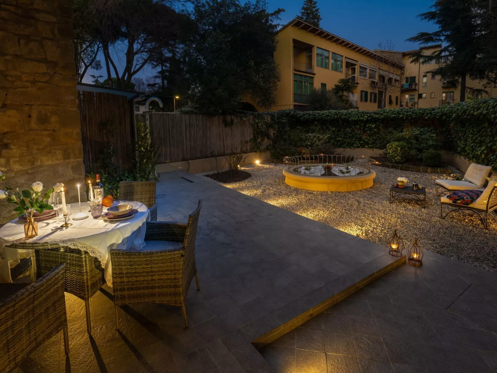 Garten' Ferienwohnung mit privatem Garten-Inside