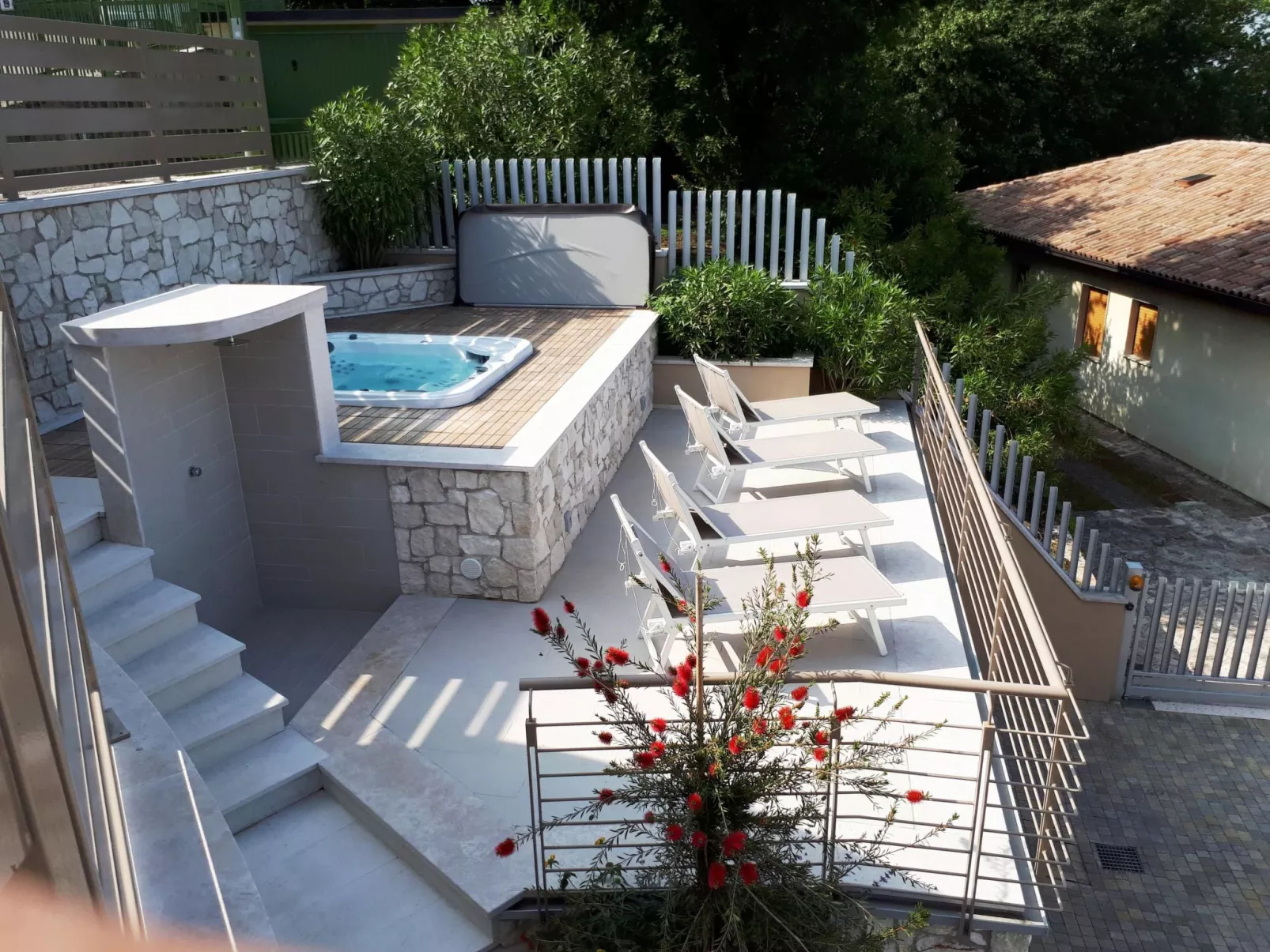 Flacher Sonnenaufgang-Dedans