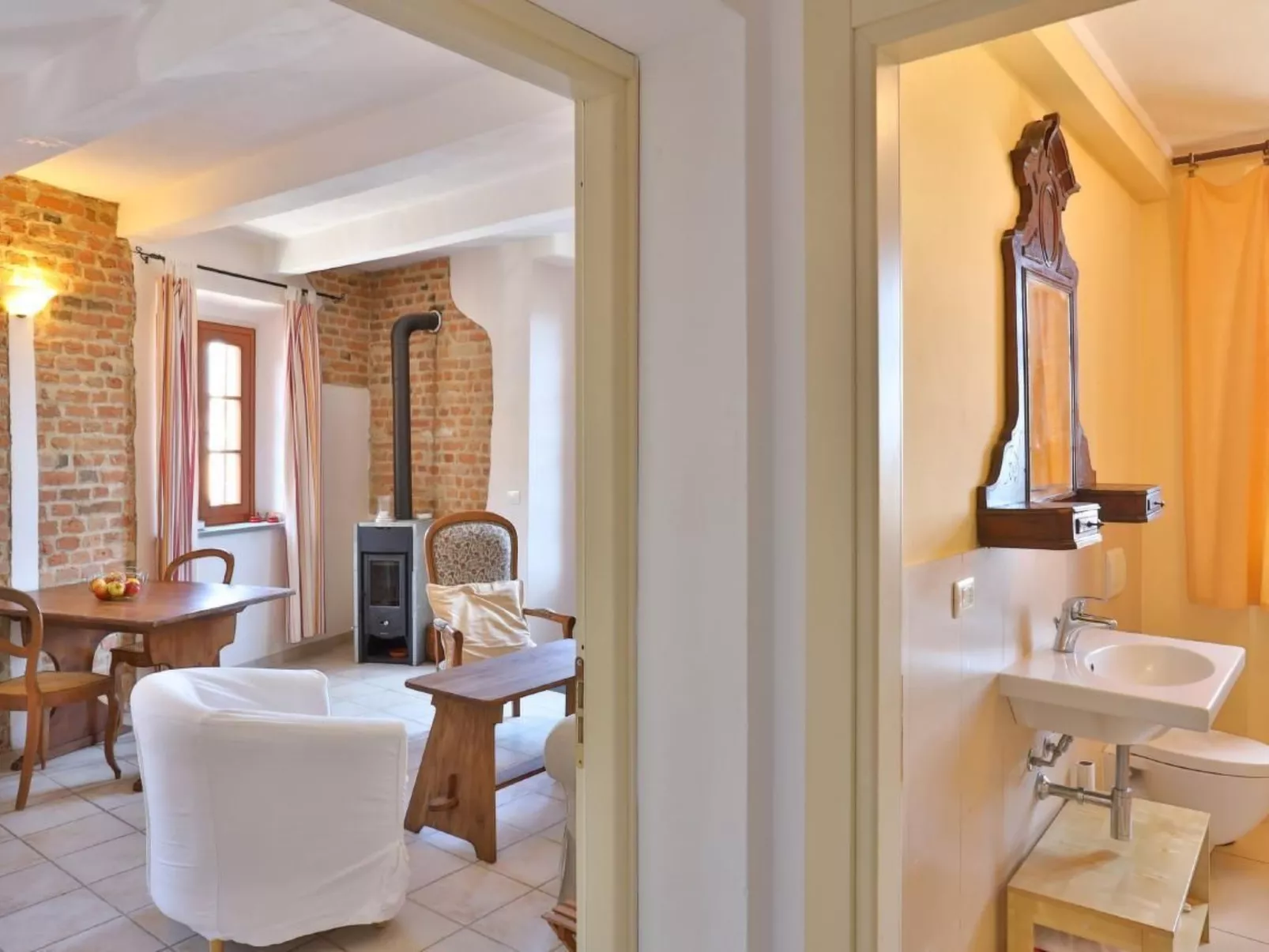 Appartement Freisa, Villa Pesce, Mombaruzzo-Dedans