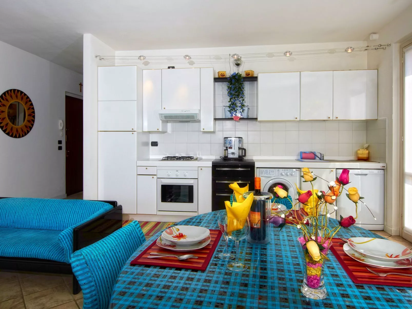 Türkisfarbenes Haus mit fantastischer Aussicht-Dedans