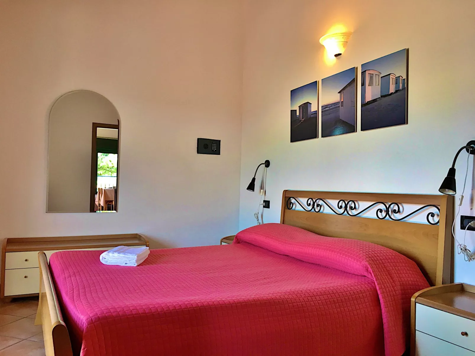 Angenehme Wohnung in Solarolo mit Parkplatz-Drinnen