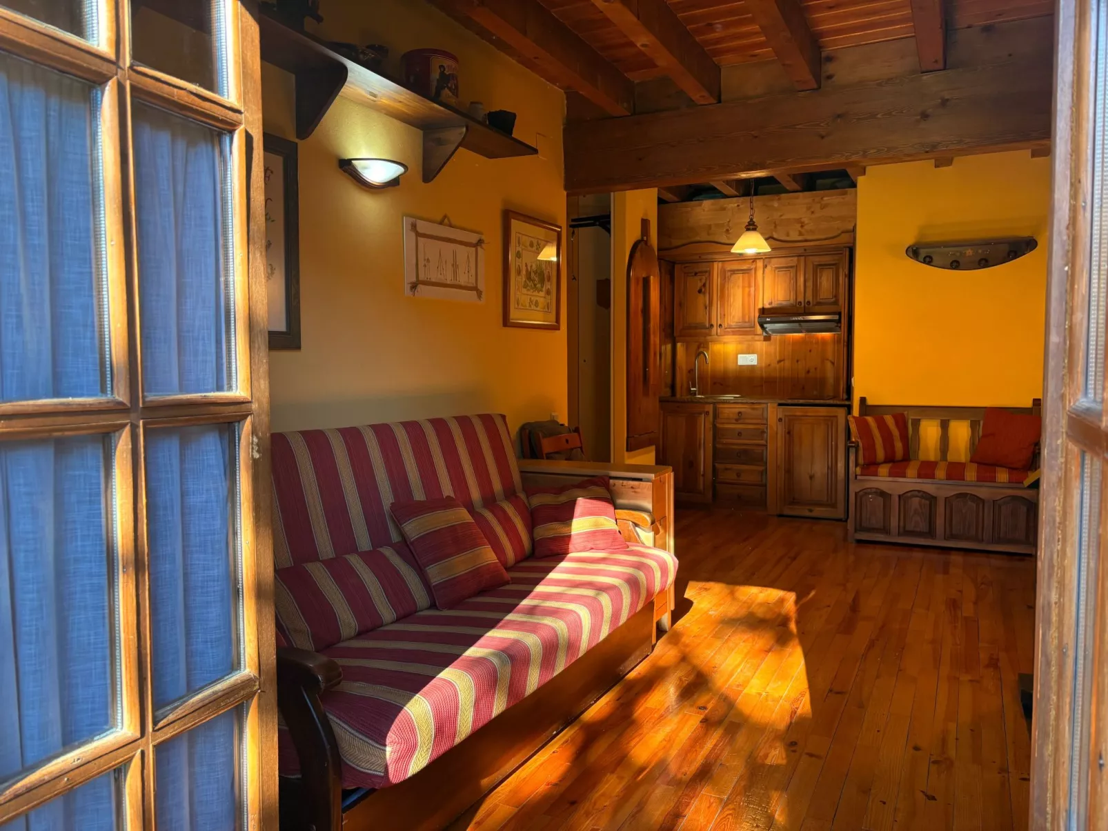 Bergwohnung mit Kamin Aigüestortes 1-Dedans