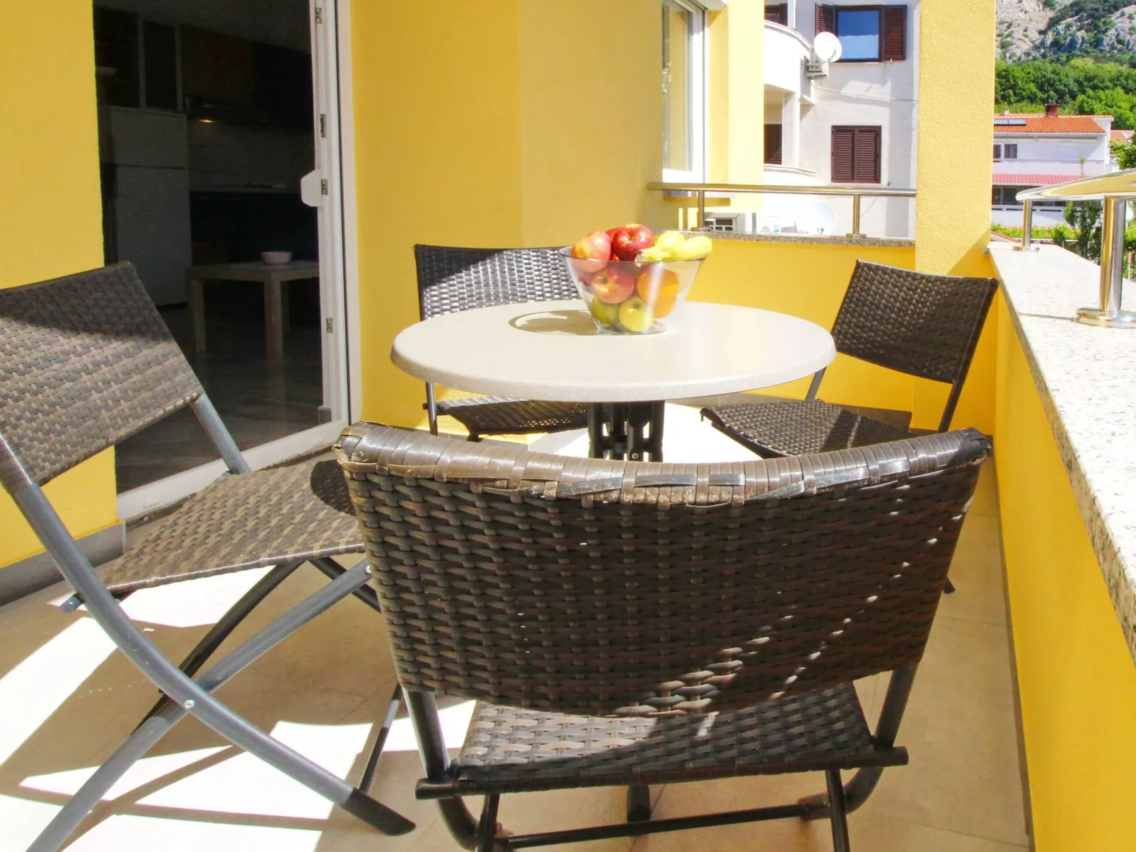 Wohnung in Baška mit Eigenem Balkon - Draußen