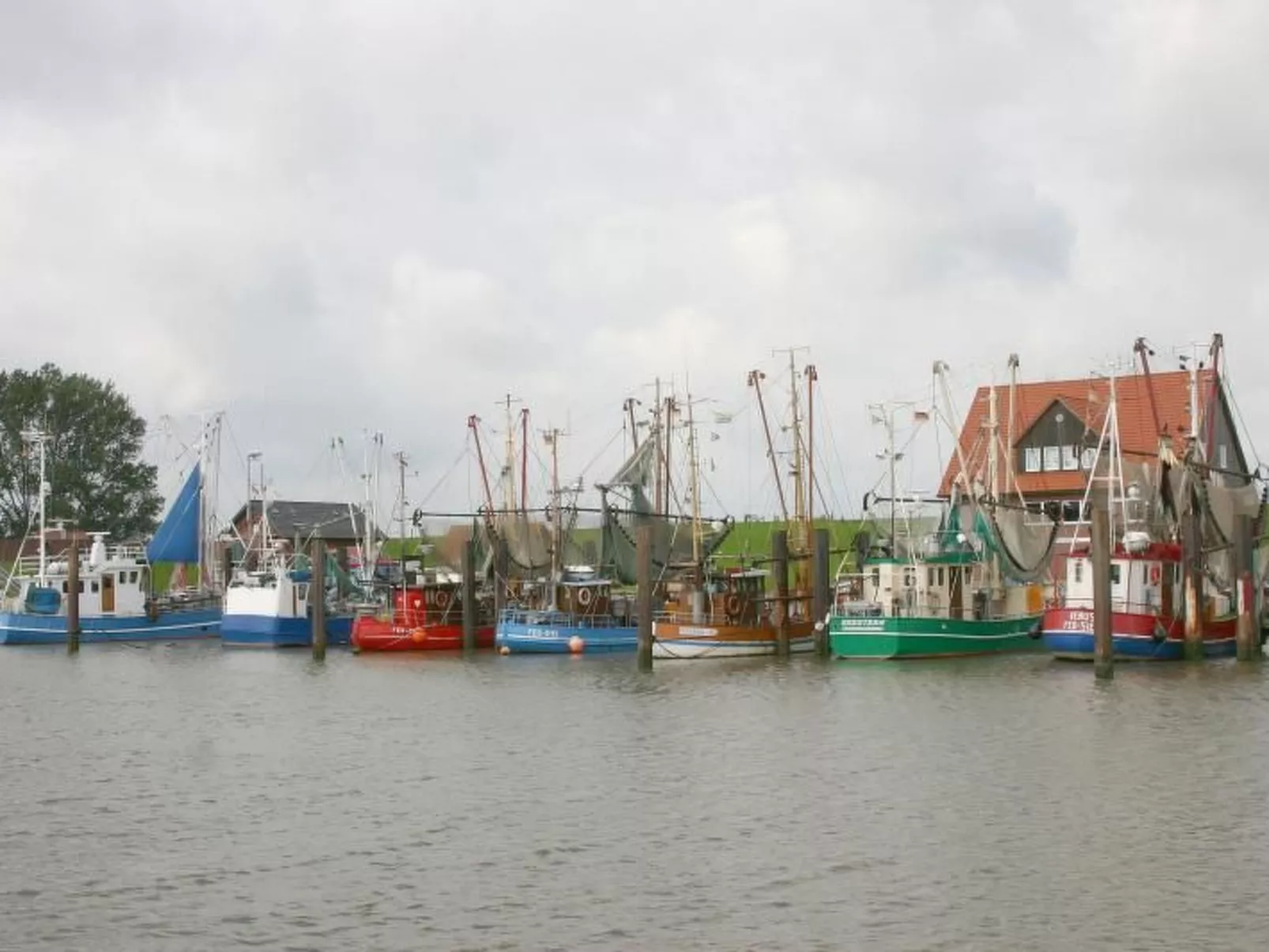 Mit Wintergarten und Garten am Deich-Outside