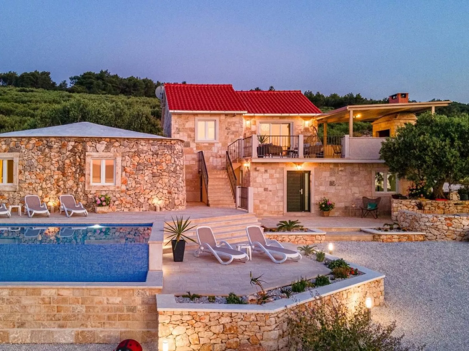 Villa Santa Lucia auf der Insel Brač-Drinnen