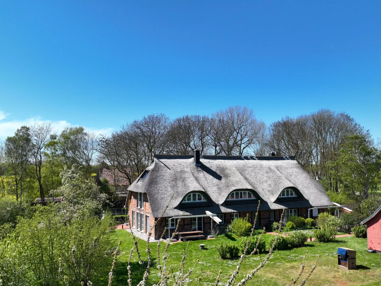 Reethaus Mertinat ''For Ten'' mit Meerblick-Dedans