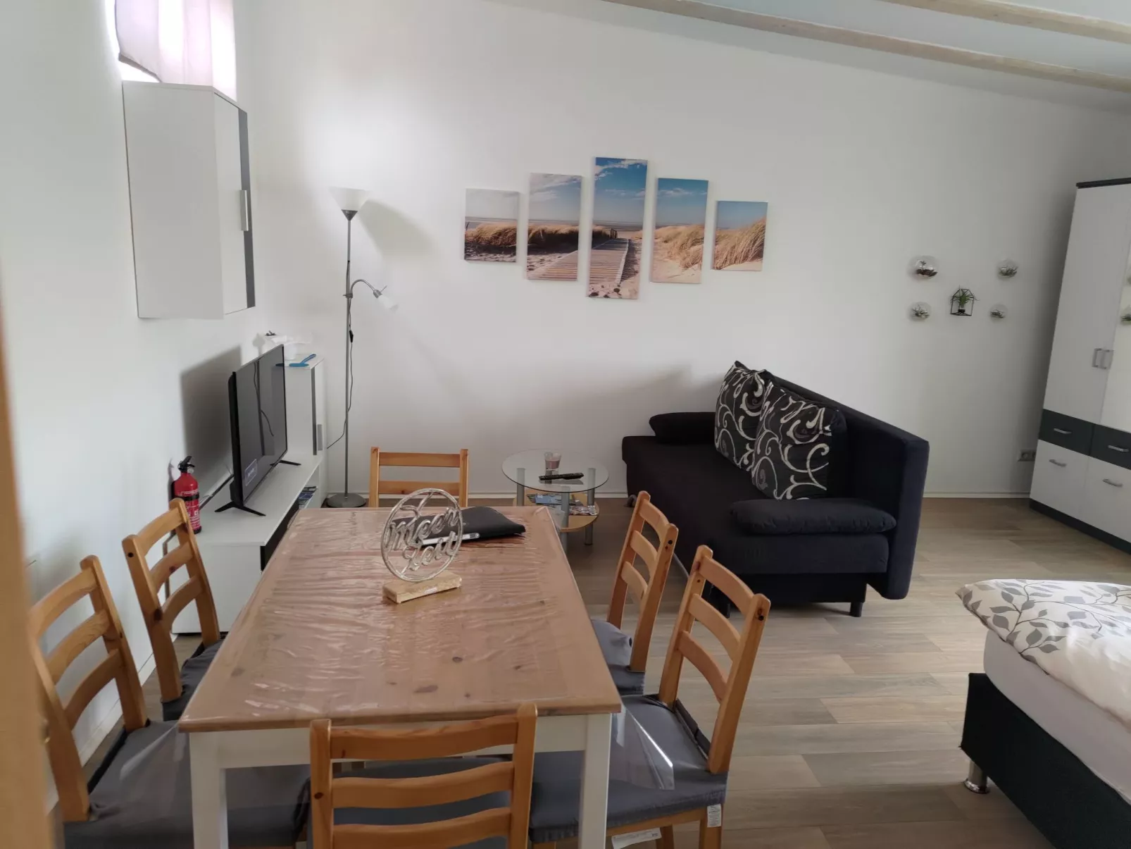 Nette Wohnung in Großsteinberg mit Grill und Terrasse-Inside