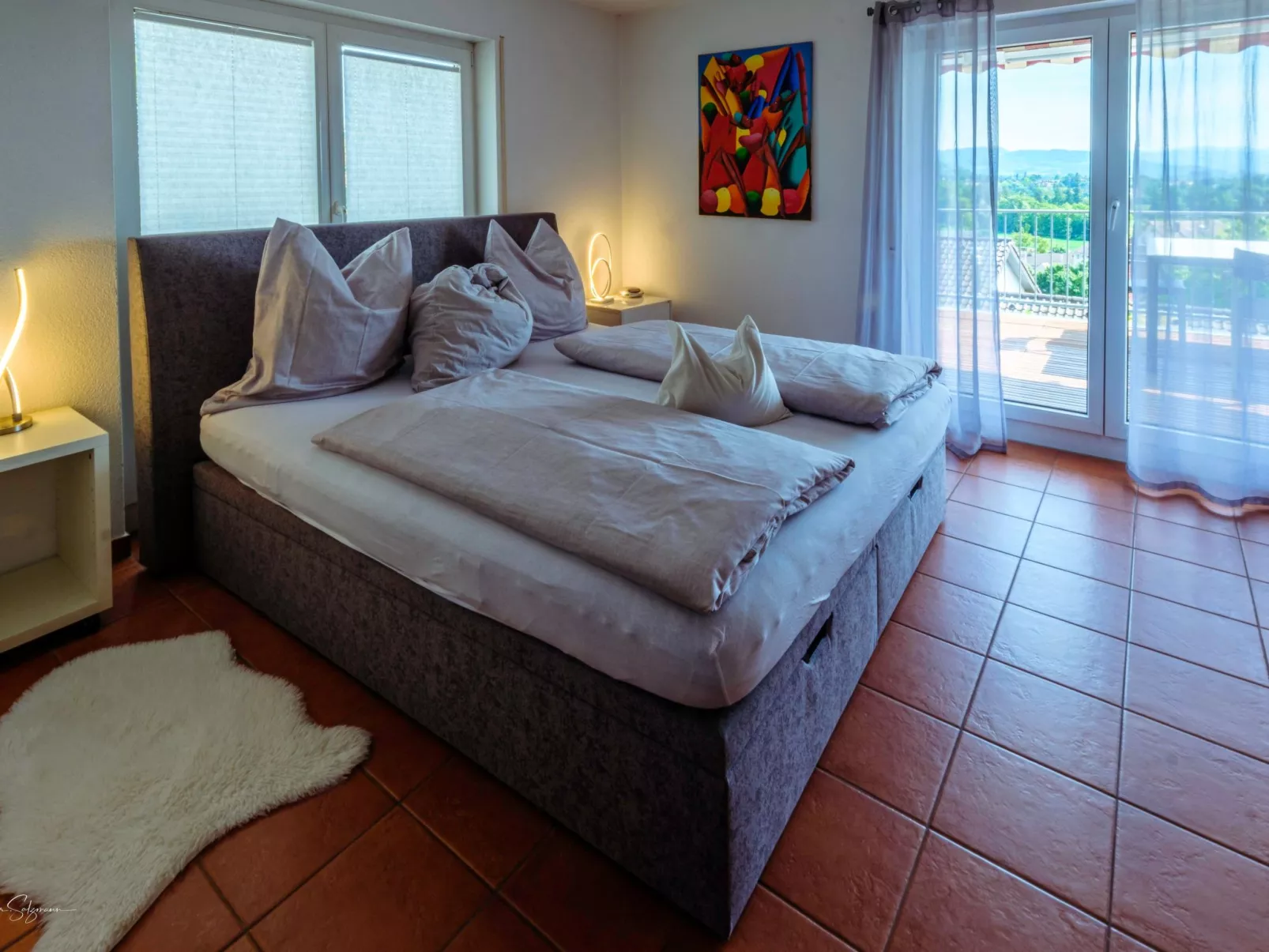 Apartment mit Terrasse nahe Schweizer Grenze-Dedans