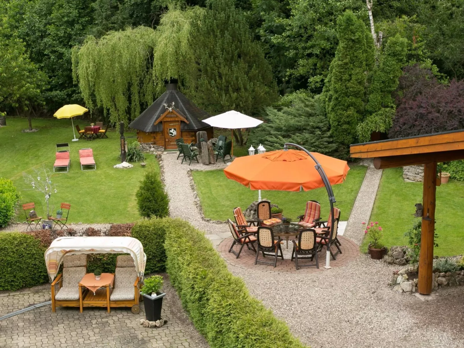 In Walkenried mit Schöner Terrasse-Outside