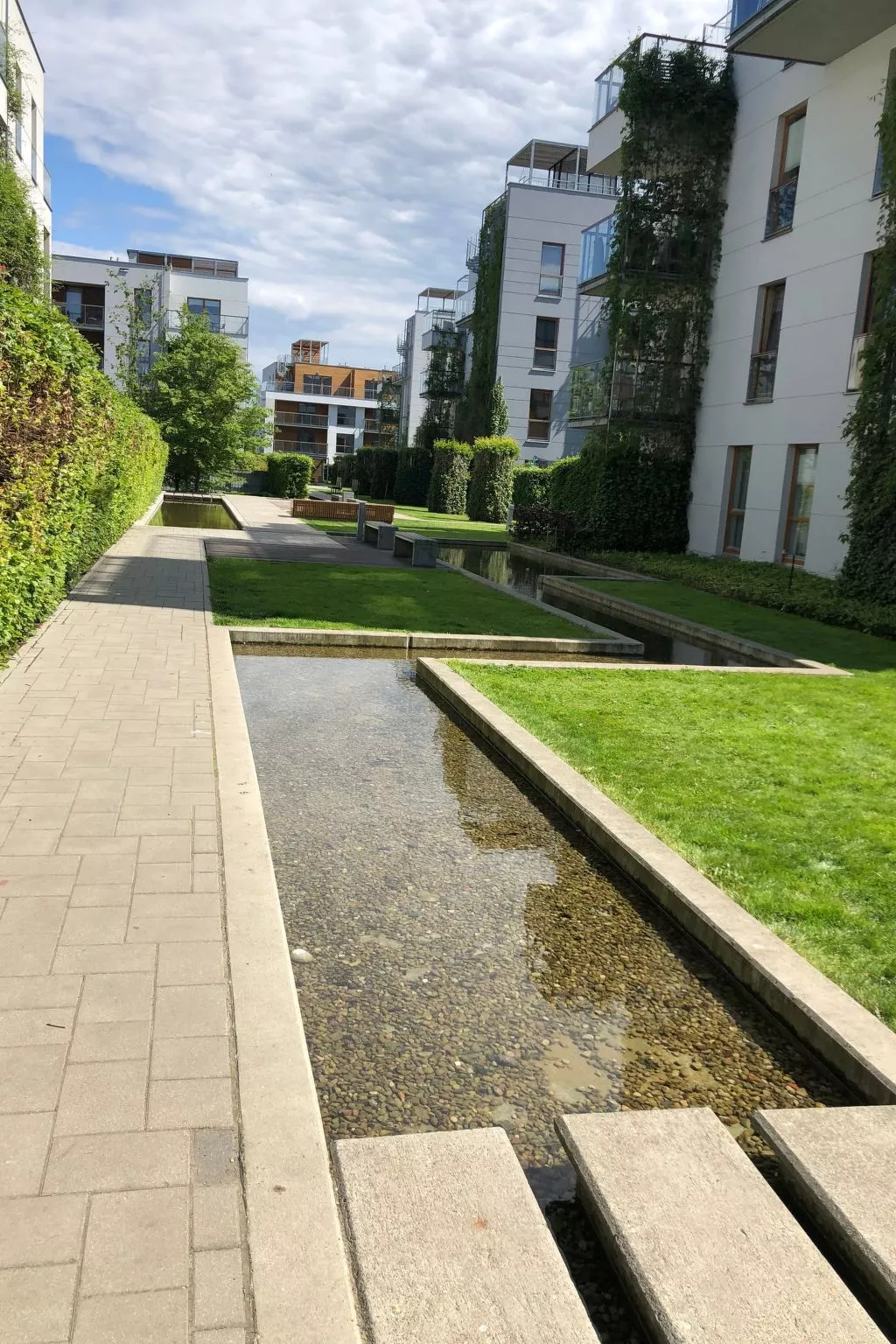 Wohnung in Brzeźno mit Großem Garten-Draußen