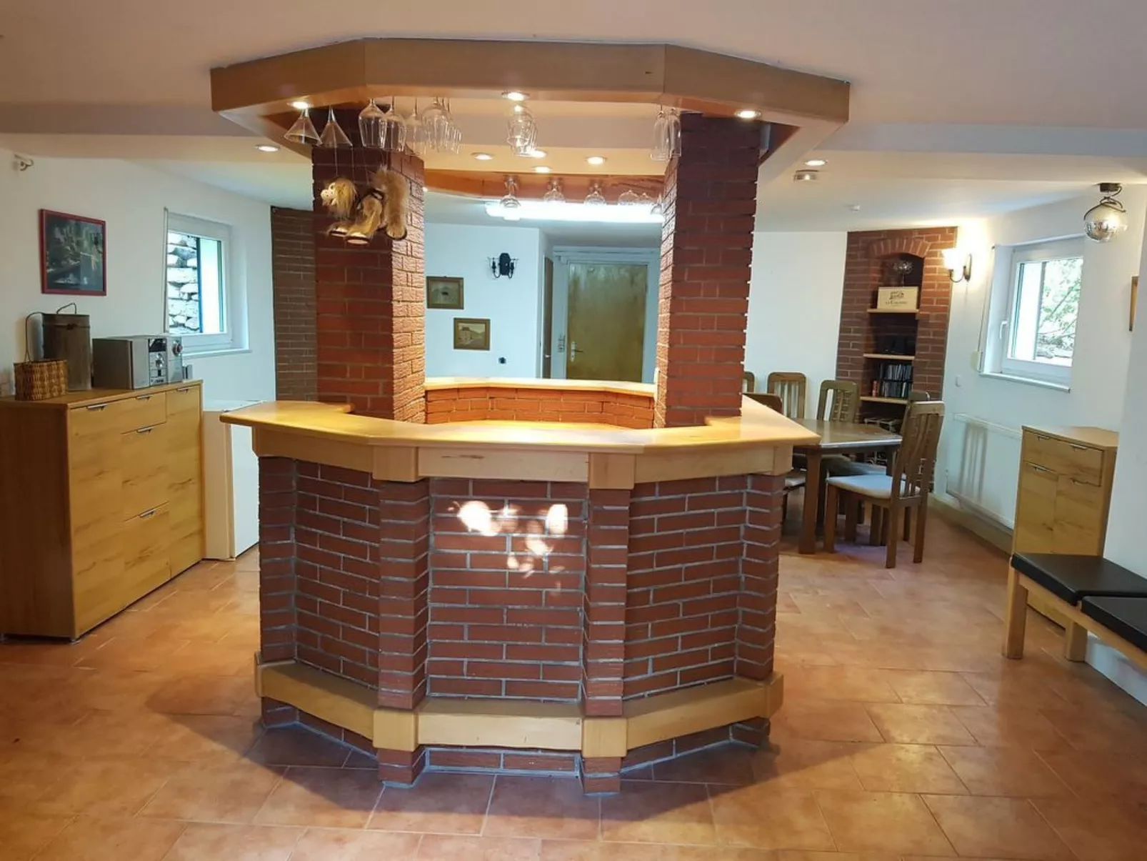 Ferienvilla mit eigener Sauna-Drinnen