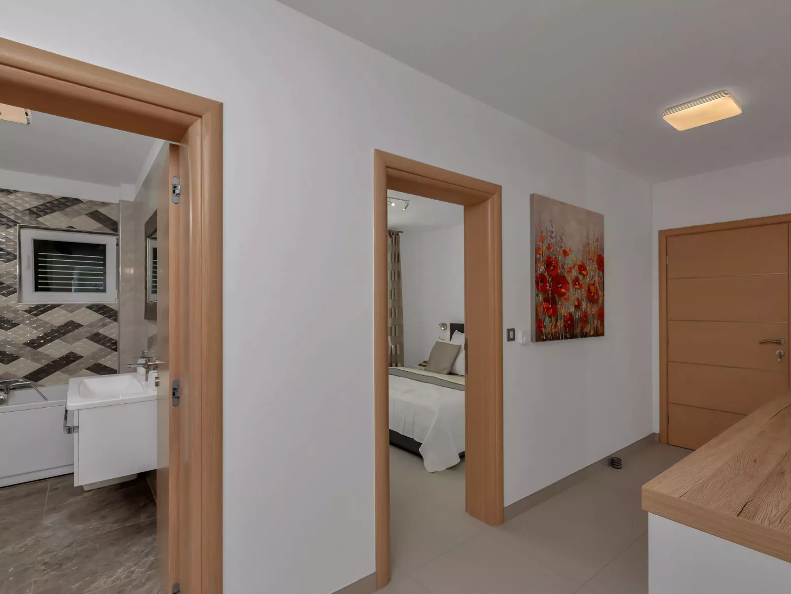 Villa mit Panorama-Dedans