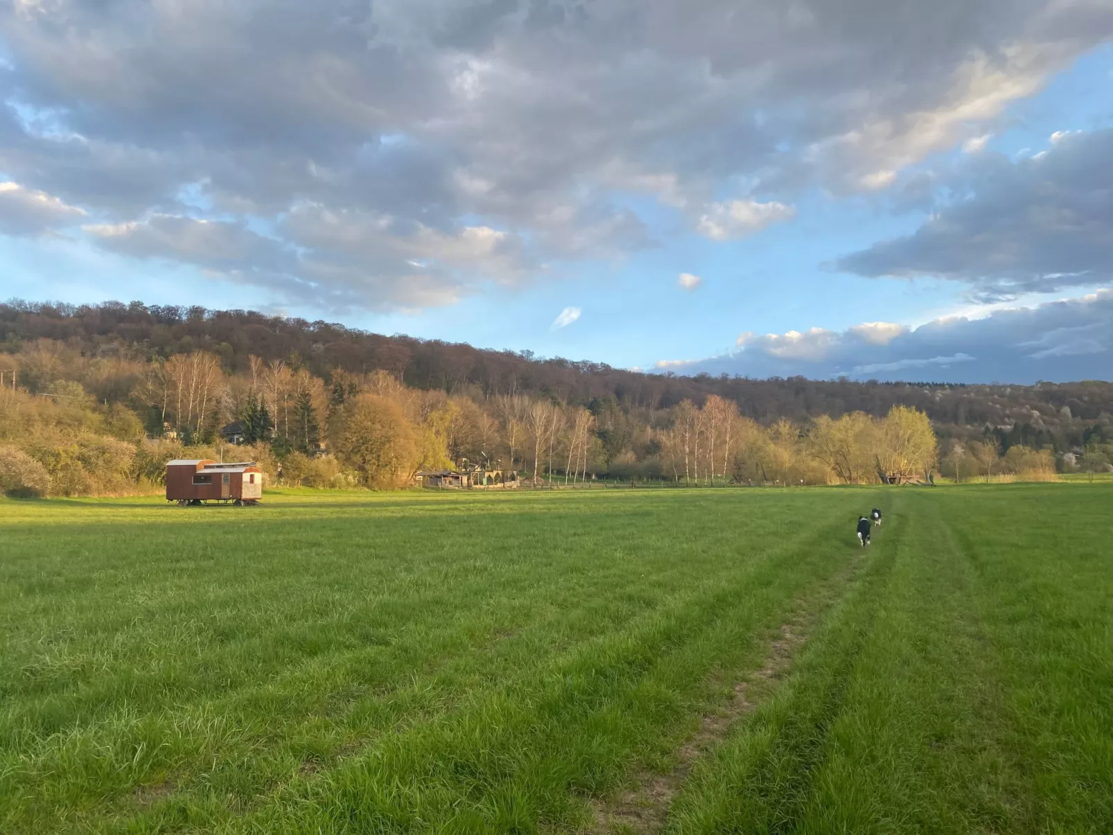 Appartement mit Balkon-Draußen