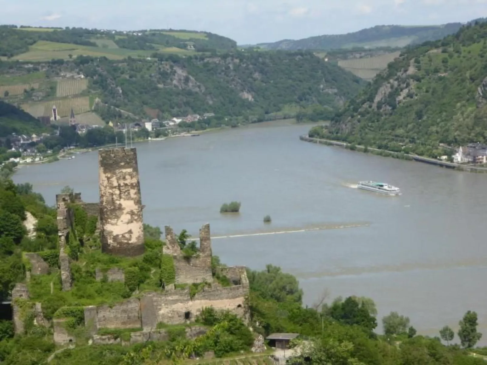 Schäfers Ferienwohnung Oberdiebach am Mittelrhein-Draußen
