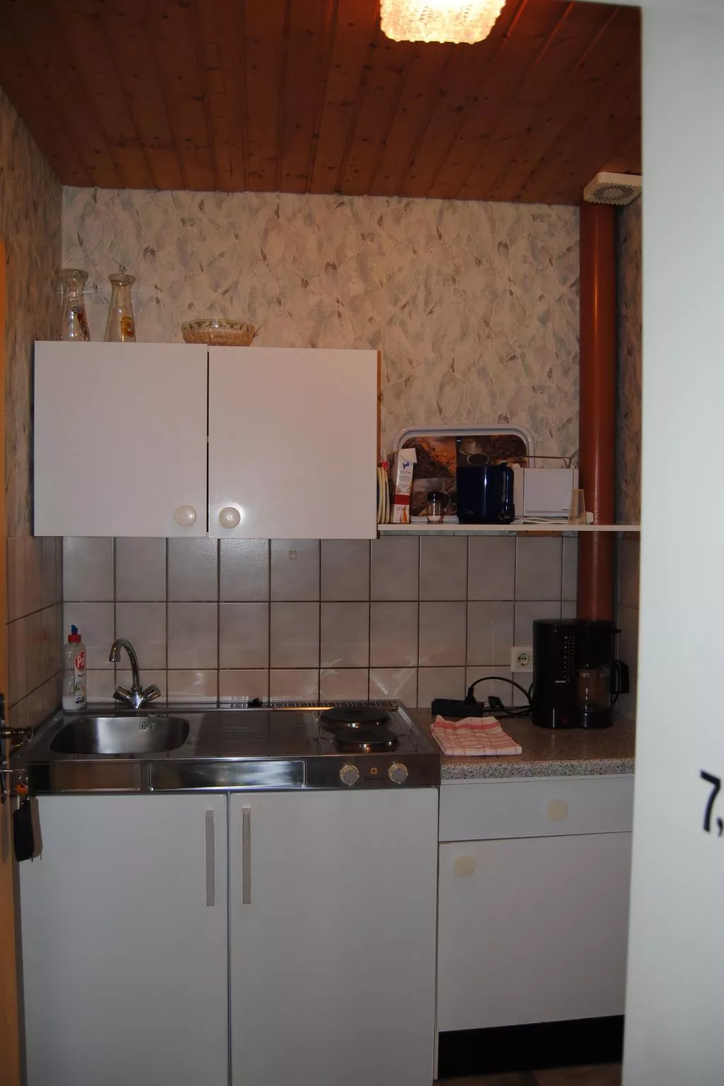 Ländliche Ferienwohnung in beliebtem Gästehaus-Dedans