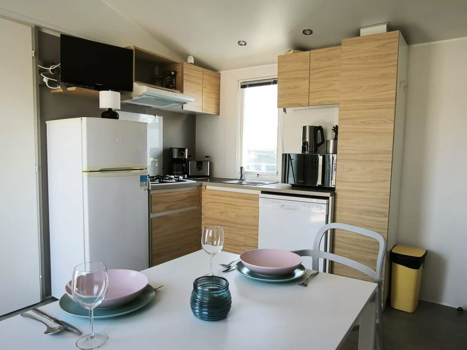 Mobilheim Herz Lauwersoog - Chalet Robbengat 84-Inside