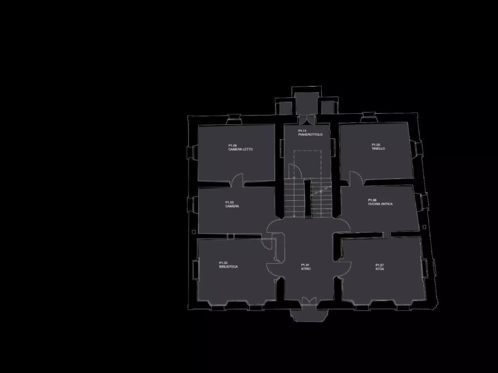 Bündner Zuckerbäckerpalazzo unter Denkmalschutz-Inside