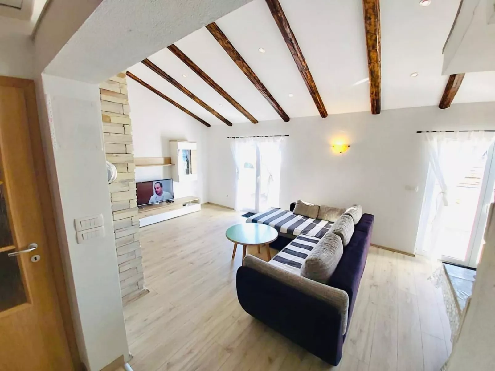 Apartment Karlo auf zwei Wohnebenen, mit Meerblick-Drinnen