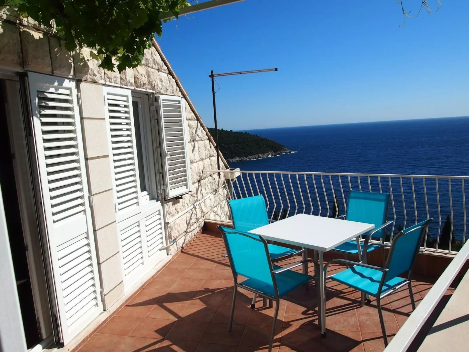 Mit Terrasse, in der Nähe des Strandes und des Zentrums, über den Dächern von D-Outside